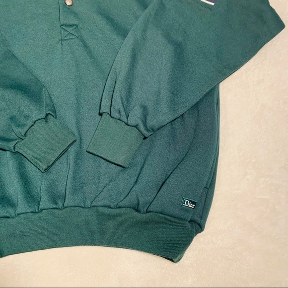 Christian Dior Monsieur Men’s Henley Soft Hoodie Sweatshirt Sz L - Picture 2 of 8